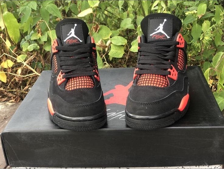 Air Jordan 4 Retro Red Thunder Shoes Sneakers - Image 4