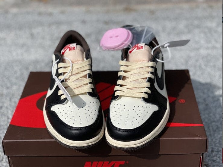 Travis Scott x Air Jordan 1 Low OG SP Dark Mocha Shoes Sneakers - Image 4