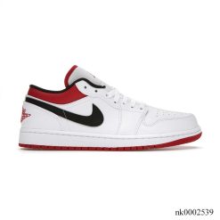 Air Jordan 1 Low White University Red Black Shoes Sneakers
