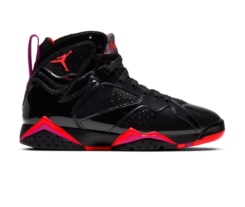 AJ 7 Black Gloss Shoes Sneakers
