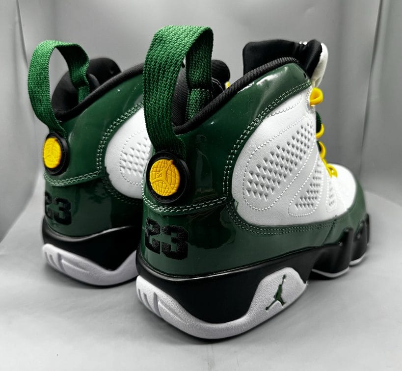 Air Jordan 9 PE Oregon Ducks Shoes Sneakers - Image 3