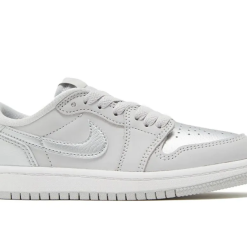 AJ 1 Low OG Metallic Silver Shoes Sneakers