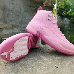 Alternative view of Air Jordan 12 Pearl Pink Shoes Sneakers