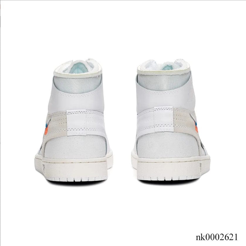 OFF-WHITE x Air Jordan 1 High White Shoes Sneakers - Image 6