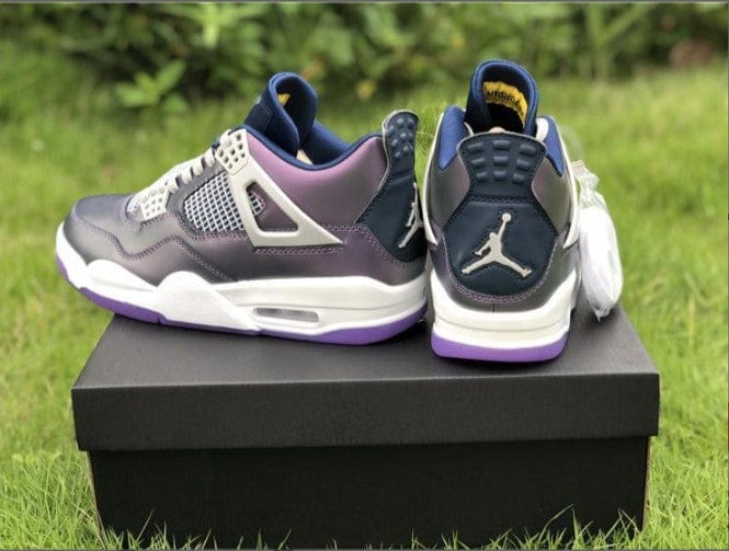 Air Jordan 4 Retro Monsoon Blue (GS) Shoes Sneakers - Image 9