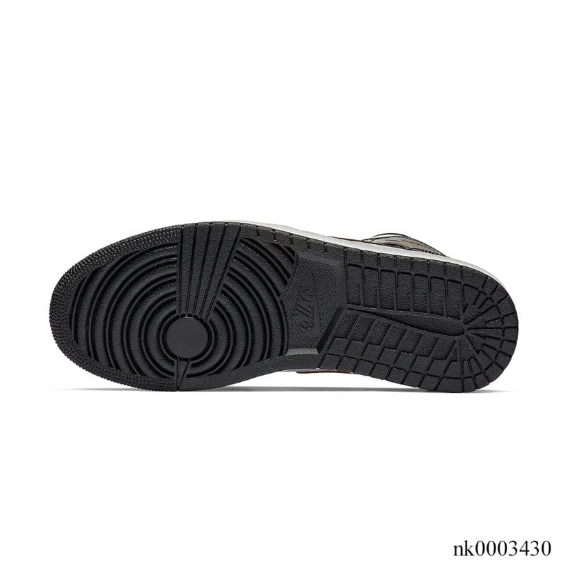 Air Jordan 1 Mid SE Black Gold Shoes Sneakers - Image 6