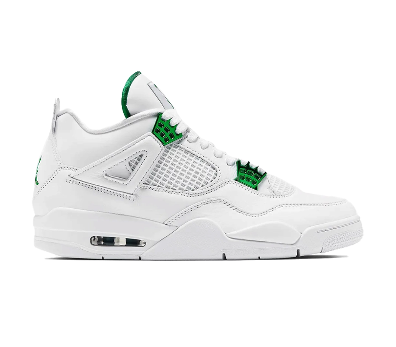 Air Jordan 4 Metallic Green Shoes Sneakers