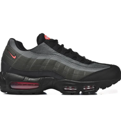 Air Max 95 Black Bright Crimson Shoes Sneakers