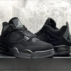Alternative view of Air Jordan 4 Black Cat (2025) Shoes Sneakers