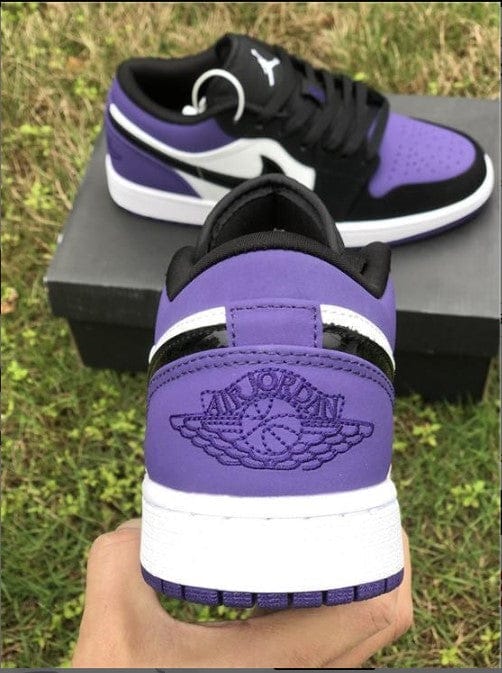 Air Jordan 1 Low Court Purple (GS) Shoes Sneakers - Image 6