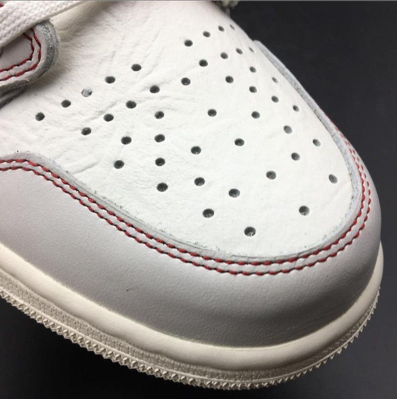 Alternative view of Air Jordan 1 Retro High Phantom Gym Red Shoes Sneakers