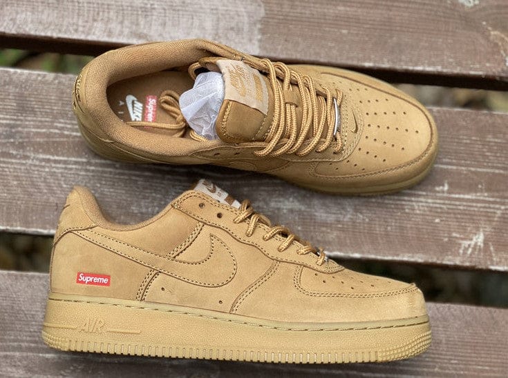 Air Force 1 Low SP Supreme Wheat Shoes Sneakers - Image 6