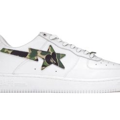 Bape Sta  A Bathing Ape Camo White Green Shoes Sneakers
