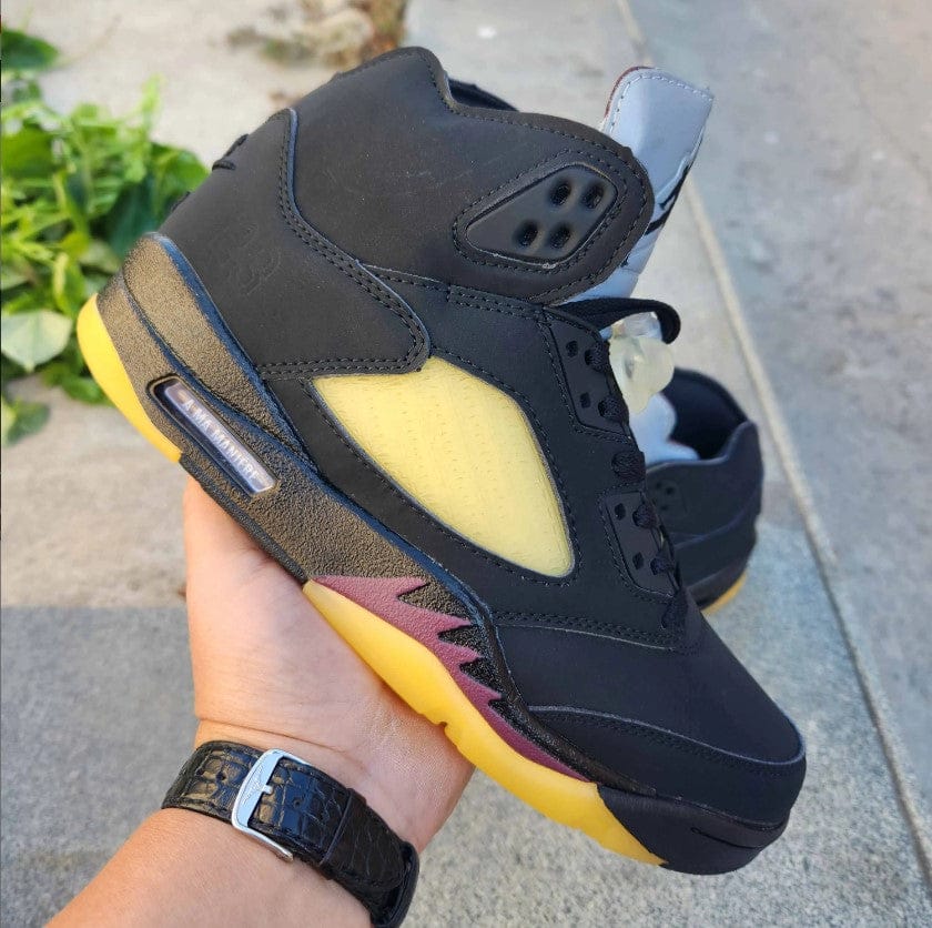 A Ma Maniére x AJ 5 BlackBurgundy Crush - Image 7