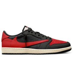 Air Jordan 1 Low OG Bred x Travis Scott Shoes Sneakers