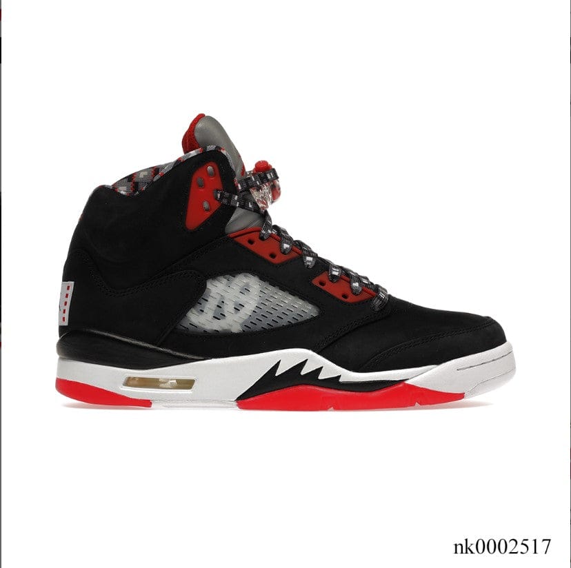 Alternative view of Air Jordan 5 Retro Quai 54 (Friends & Family) (2021) Shoes Sneakers