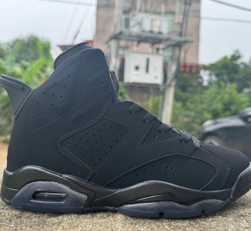 Air Jordan 6 Triple Black Shoes Sneakers - Image 5