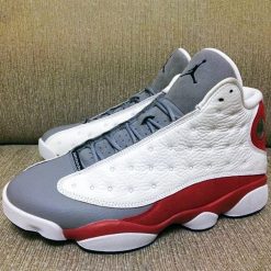 Alternative view of Air Jordan 13 Retro Grey Toe Shoes Sneakers