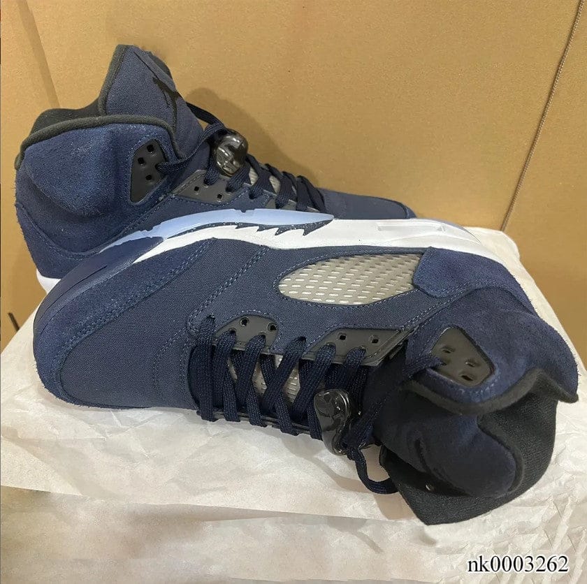 Air Jordan 5 Midnight Navy Shoes Sneakers - Image 9