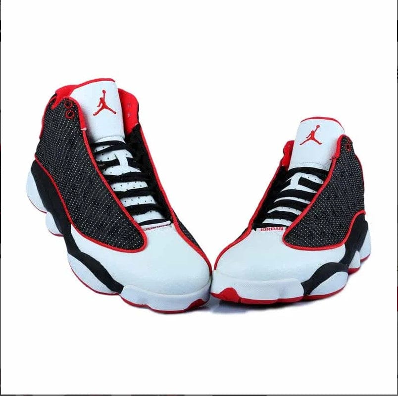 Air Jordan 13 White Black Red Mesh Shoes Sneakers - Image 6