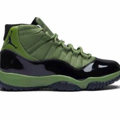 Air Jordan 11 Retro Olive and Black Shoes Sneakers