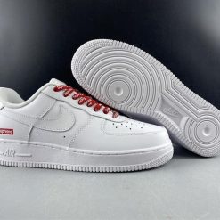 Alternative view of Air Force 1 Low Supreme White Shoes Sneakers