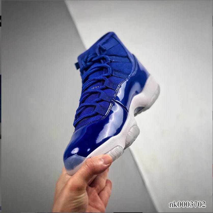 Alternative view of Air Jordan 11 Royal Blue White Shoes Sneakers