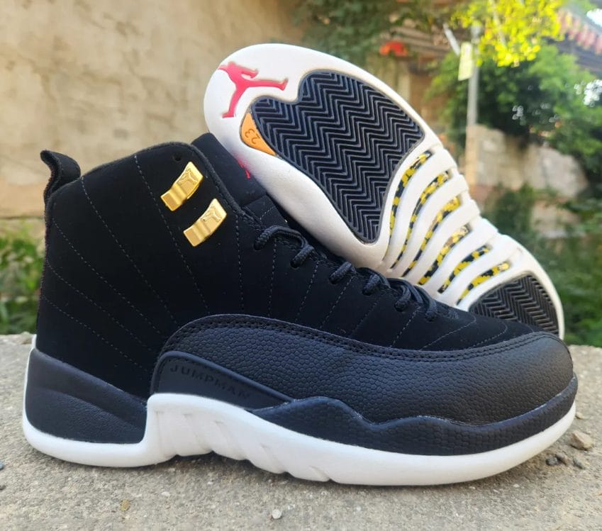 Air Jordan 12 Reverse Taxi Shoes Sneakers - Image 3
