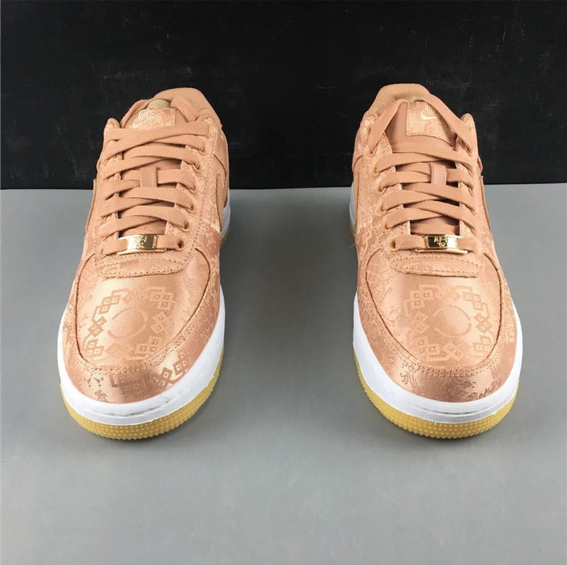 Air Jordan 1 Low Clot Rose Gold Silk Shoes Sneakers - Image 9