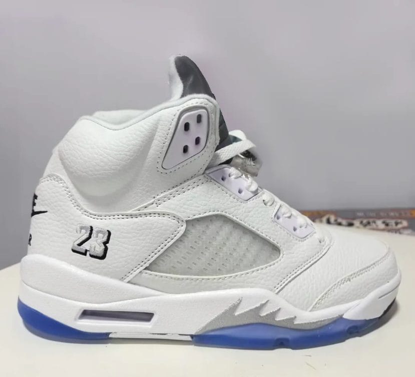 Air Jordan 5 White Metallic (2026) Shoes Sneakers - Image 6