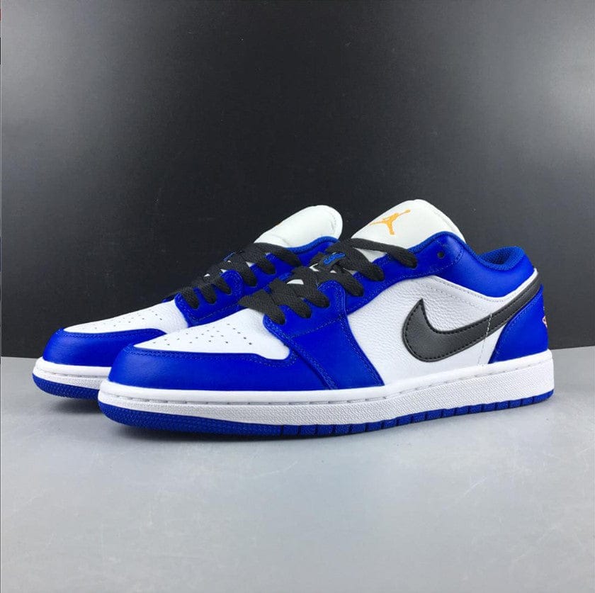 Alternative view of Air Jordan 1 Low Hyper Royal Orange Peel Shoes Sneakers