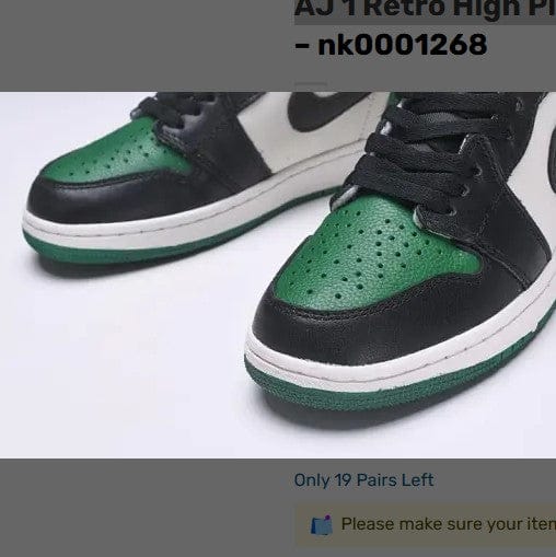 Air Jordan 1 Retro High Pine Green Shoes Sneakers - Image 6