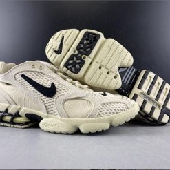Alternative view of Air Zoom Spiridon Cage 2 Stussy Pure Platinum Shoes Sneakers
