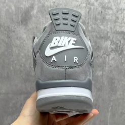 Alternative view of Nigel Sylvester x Air Jordan 4 Wolf Grey Shoes Sneakers