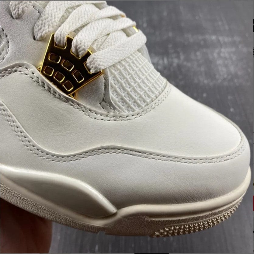 Air Jordan 4 Sail Metallic Gold Shoes Sneakers - Image 13
