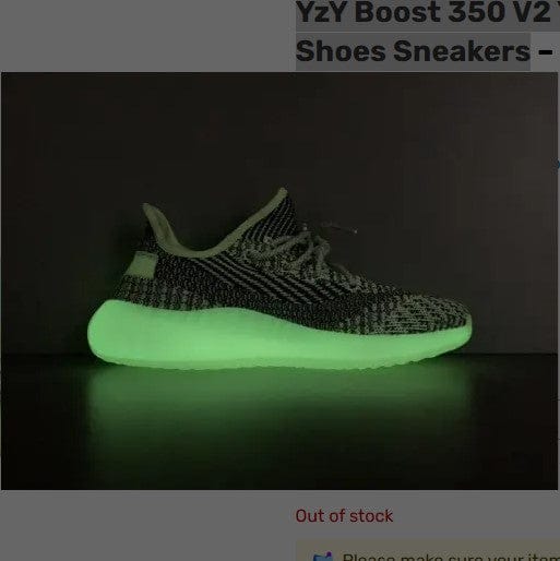 Alternative view of Yeezy Boost 350 V2 Yeezreel (Reflective) Shoes Sneakers