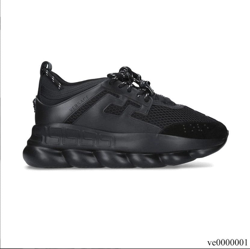 Chain Reaction Full Black Shoes Sneakers 2 - Image 6