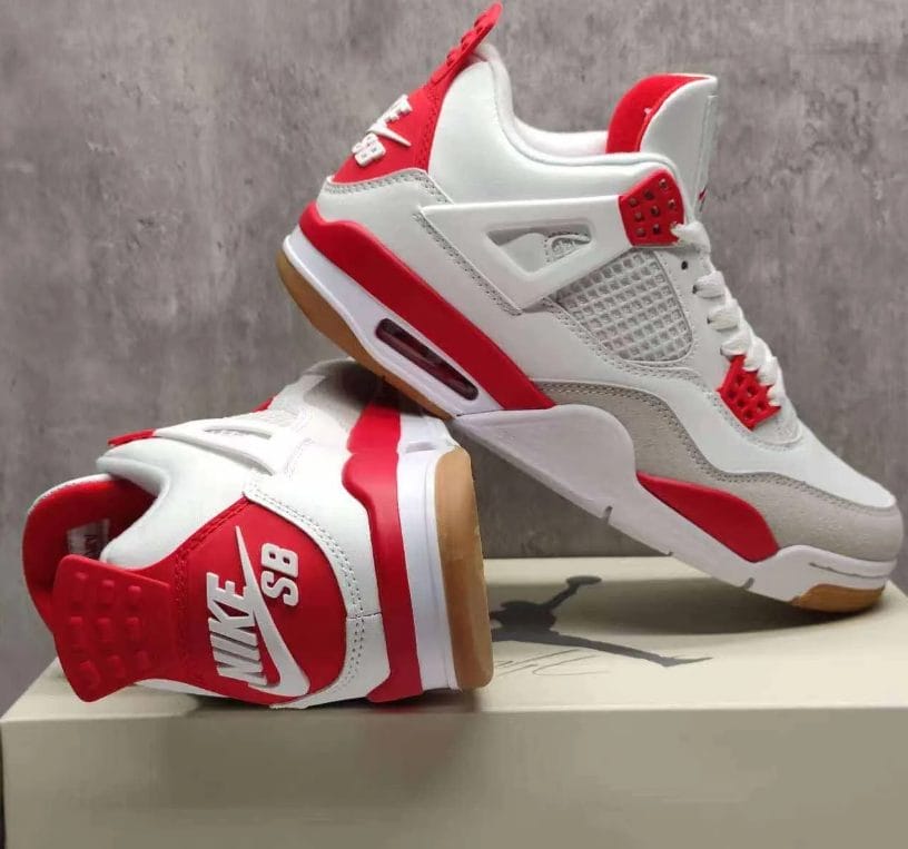 Air Jordan 4 SB Varsity Red Shoes Sneakers - Image 6
