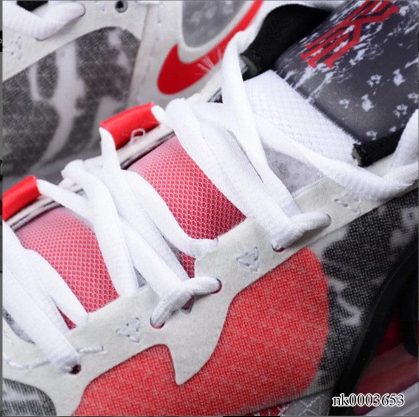 Kyrie 8 White University Red Shoes Sneakers - Image 9