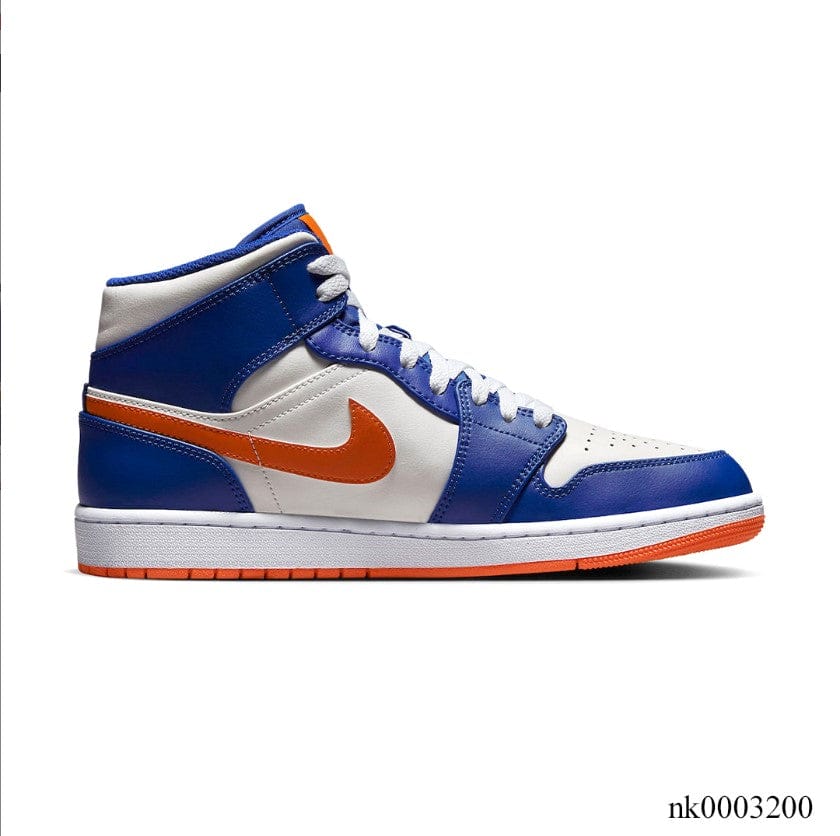 Alternative view of Air Jordan 1 Mid Knicks Shoes Sneakers