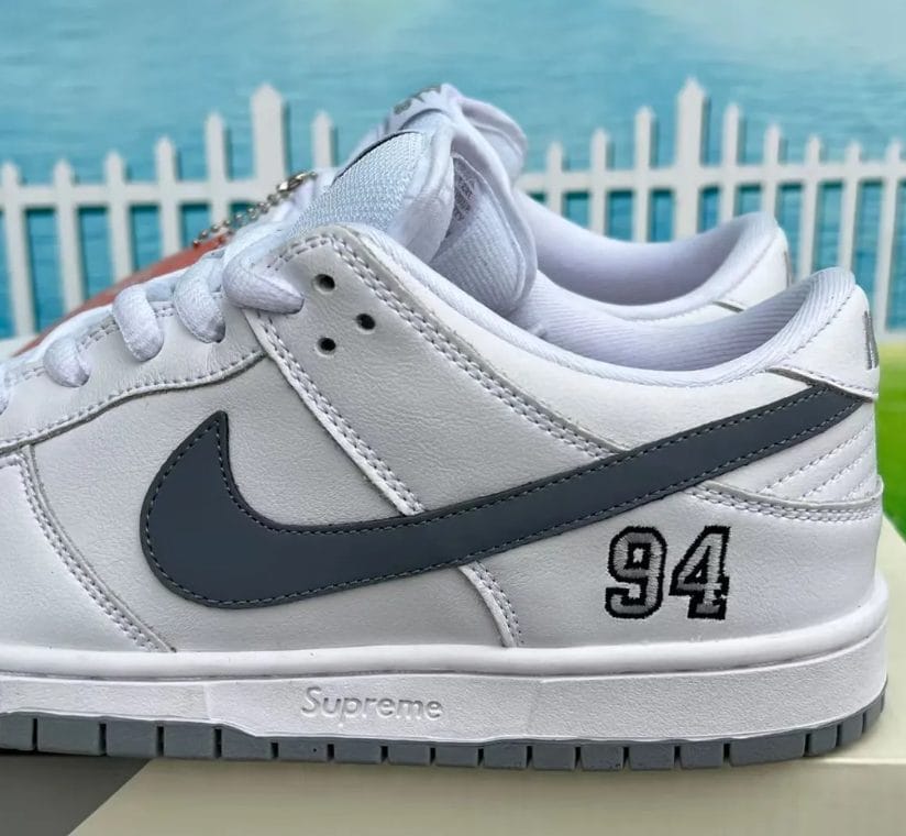 SUP x Dunk Low SB White Shoes Sneakers - Image 5