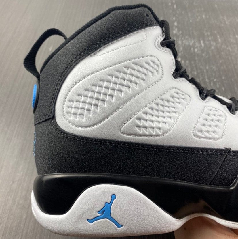 Alternative view of Air Jordan 9 Black University Blue Shoes Sneakers