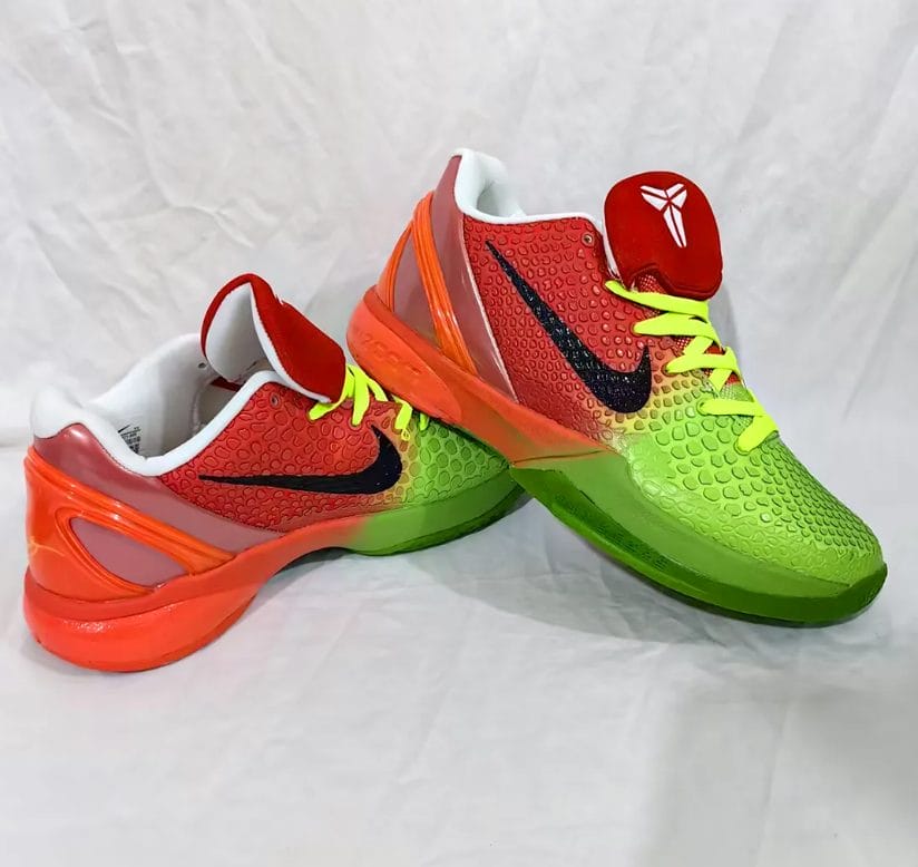 Kobe 6 Protro Grinch Custom Shoes Sneakers - Image 5