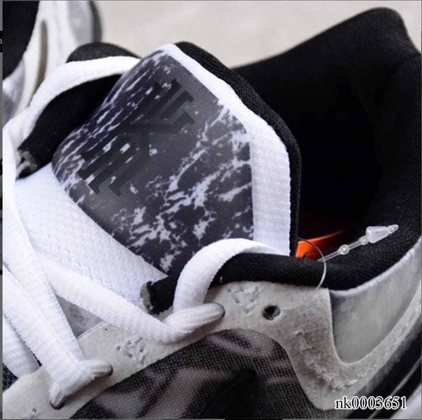 Kyrie 9 White Black Grey Shoes Sneakers - Image 9