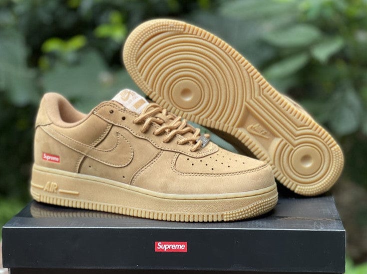Air Force 1 Low SP Supreme Wheat Shoes Sneakers - Image 9