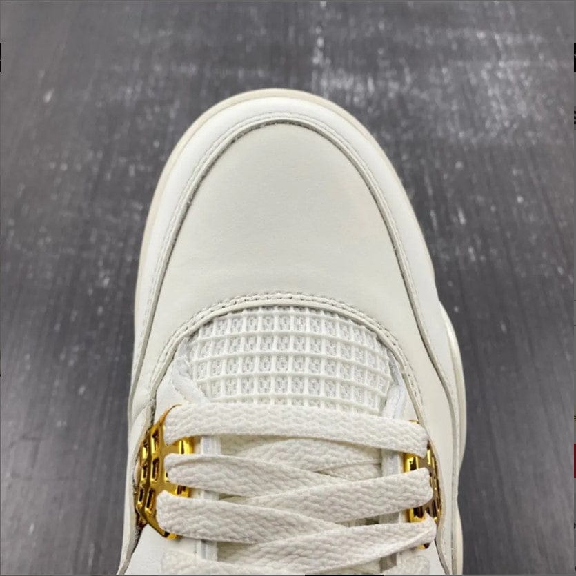 Air Jordan 4 Sail Metallic Gold Shoes Sneakers - Image 14