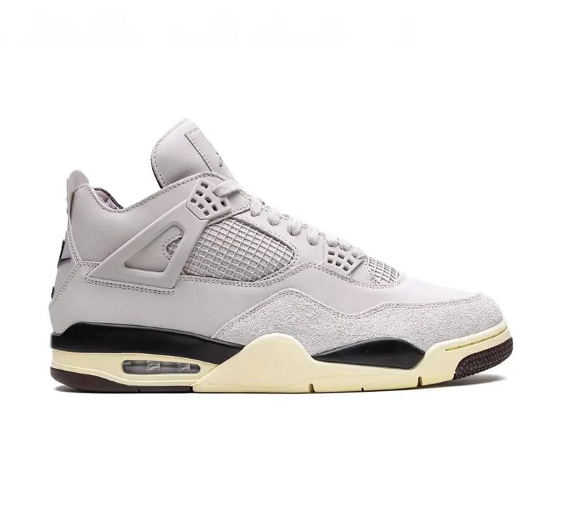 A Ma Maniere x Air Jordan 4 Fossil Stone Shoes Sneakers