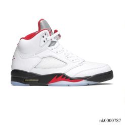 Air Jordan 5 Fire Red Silver Tongue (2020) Shoes Sneakers