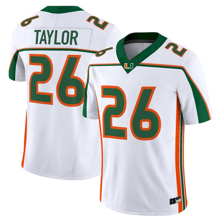 Sean Taylor Jersey #26 Miami Hurricanes Throwback 2025 Vapor Limited Stitched