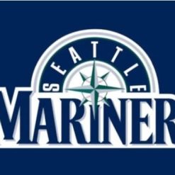 Seattle Mariners Blue Flag 3X5Ft Banner USA Polyester with Brass Grommets